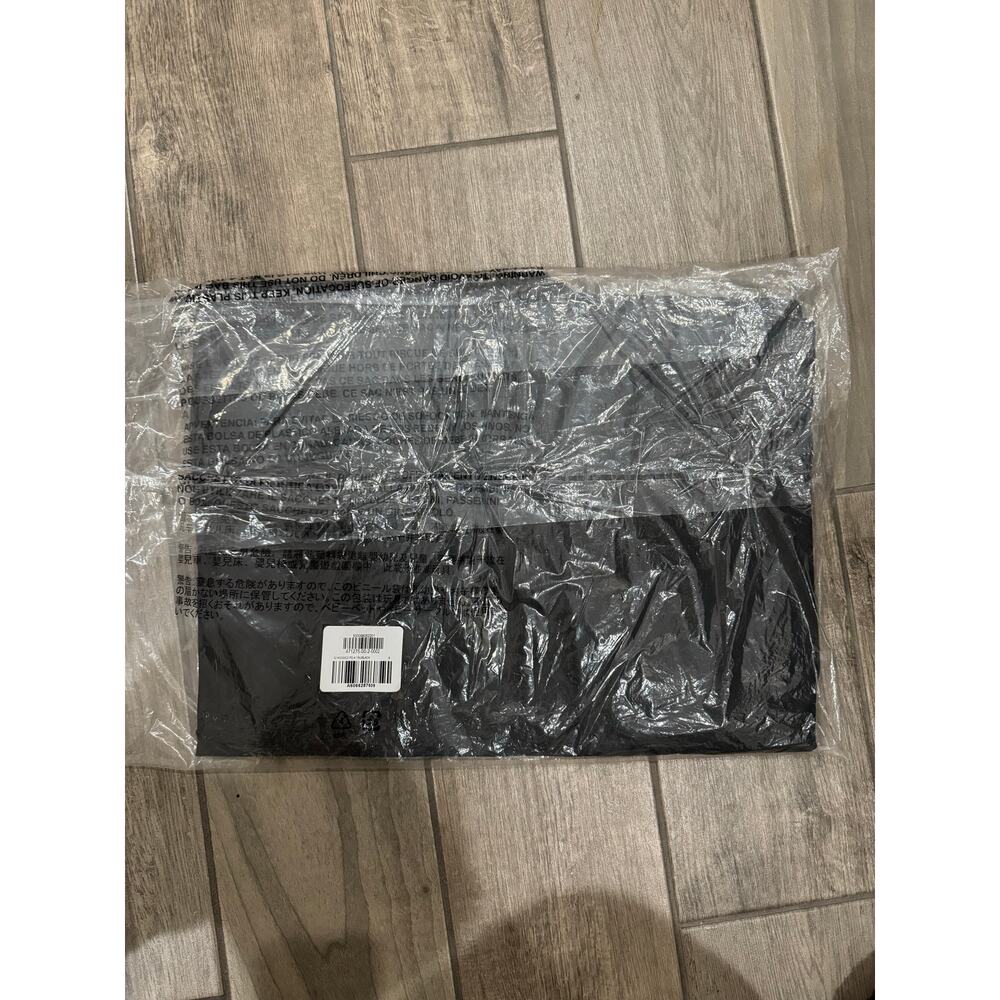 YEEZY GAP by Balenciaga Coated Black Anorak Hoodie Size Small - Picture 3 of 8